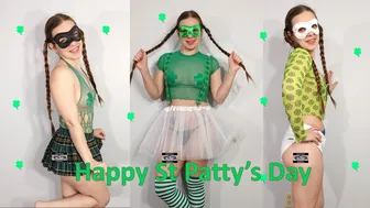 Sexy St. Patty's Day Outfits 2023 With Sheer Mesh Lingerie #maskedmodelvids