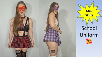 School Uniform Try On Haul #maskedmodelvids #lookbook #egirl