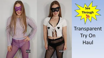 Transparent Sheer Mesh Shein Try On Haul #maskedmodelvids #egirl