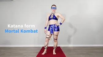 Lingerie Kitana Mortal Kombat Cosplay #maskedmodelvids #lookbook #cosplaygirl #2