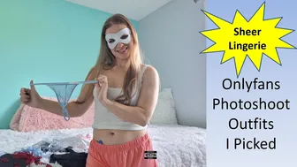 Lingerie Onlyfans Photoshoot - Outfits I Chose #maskedmodelvids #egirl