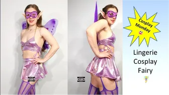 Lingerie Cosplay Fairy Try On Haul #maskedmodelvids