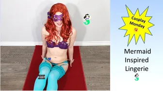 Mermaid Lingerie Cosplay Try On Haul Review #maskedmodelvids