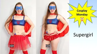 Lingerie Cosplay Cheeky Supergirl #maskedmodelvids #lookbook