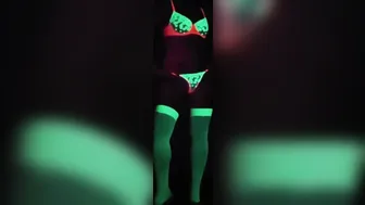 See Through Glow In The Dark Lingerie Sexy Sheer Transparent See Thru #Lookbook #maskedmodelvids #3