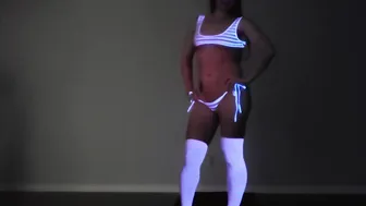 See Through Glow In The Dark Lingerie Sexy Sheer Transparent See Thru #Lookbook #maskedmodelvids #8