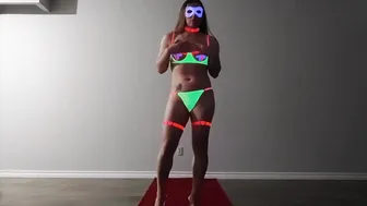 See Through Glow In The Dark Lingerie Sexy Sheer Transparent See Thru #Lookbook #maskedmodelvids #9