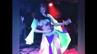 #Bellydance - egyptian belly dance at night club dance video, arabic belly dance video