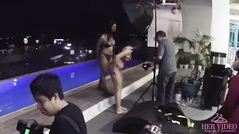 FILIPINA MODELS SWIMSUIT PHOTOSHOOT BTS #8