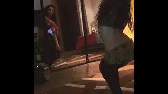 Oxana belly dance at home video