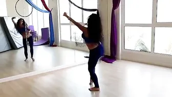 Bellydance teching school - belly dance class part 2 #8