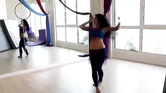 Bellydance teching school - belly dance class part 3 #9