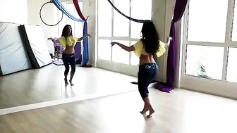 Bellydance teching school - belly dance class part 1 #7