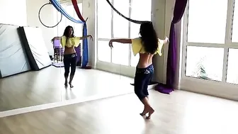 Bellydance teching school - belly dance class part 1 #8