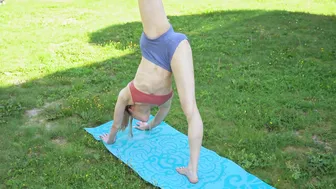 HOT MORNING YOGA♥️♥️♥️♥️♥️♥️‍♀️♥️♥️ | flexible ballerina does yoga #3