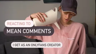 REACTING TO MEAN COMMENTS I GET AS AN ONLYFANS CREATOR♥️♥️ #1