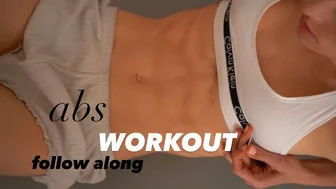 ABS WORKOUT as a BALLERINA - follow along????????‍♀️