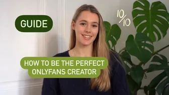 GUIDE: how to be the perfect ONLYFANS creator | Top 0.03% creator