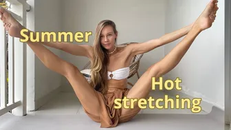 Summer deep legs stretching