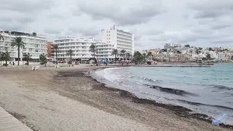 Figueretas en otoño | Ibiza Beachwalk (España) [4K] #7