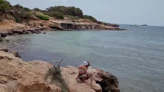 Un paseo por la PLAYA de S'ESTANYOL - IBIZA