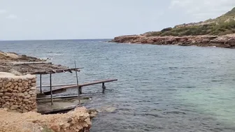 Un paseo por la PLAYA de S'ESTANYOL - IBIZA #3