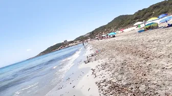 Un paseo por PLAYA DEN BOSSA (IBIZA) [4K] Julio #9