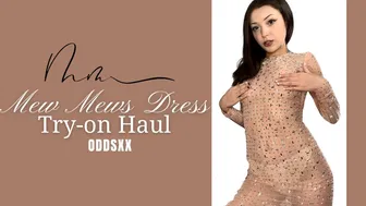 Odds Parker | Mew Mew Dress Try-On Haul | See-Through, Mesh, Tight, Mini, 4K