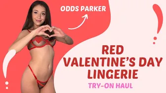 RED VALENTINES DAY LINGERIE ❤️ TRY ON HAUL