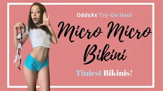 Odds Parker | Micro Bikini Try On Haul | 4K