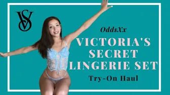 Odds Parker | Victorias Secret Lingerie Set Try-On Haul | 4K