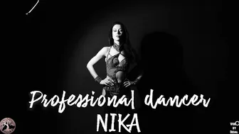 Nika Dancing in a photo studio. My first steps in video shooting #2