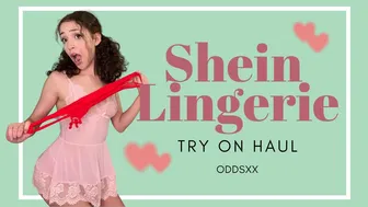 Odds Parker | Shein Lingerie Try On Haul | See Through, Mesh, 4K #1