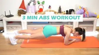 3 MIN ABS WORKOUT Billie Eilish Therefore I Am