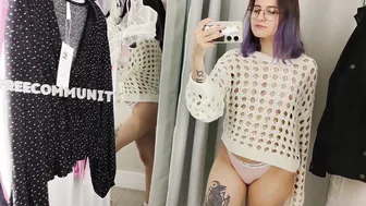 See-through Try On Haul | Transparent Lingerie | Very revealing Try On Haul №31 #7