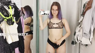 See-through Try On Haul | Transparent Lingerie | Very revealing Try On Haul №41 #5