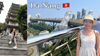 Da Nang Travel Vlog Part (2) // Dragon Bridge // Night Market // dinner // lady Buddha