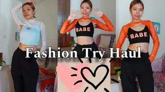 *SUPER CROP MESH TOPs // TRY ON, My New Fashion Look// 1st April ????????