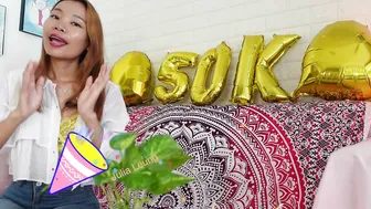 50K Subs!! // Congratulation // Q&A // Yellow See-thru Lingerie #2