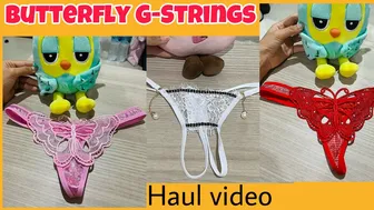 BUTTERFLY G-STRING HAUL// *RED,PINK*