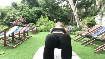 Yoga and Stretching By The Nature #2