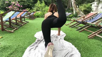 Yoga and Stretching By The Nature #4