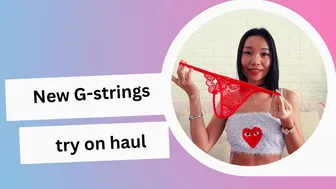 TINY G-STRING//TRY ON