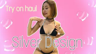 Silver Design Lingerie Set//Try On Haul New Lingerie