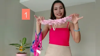 Cuties Thon g * // Haul // Pink G-$trings // Asian Girl