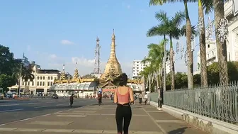 MORNING JOGGING AROUND THE DOWNTOWN AREA OF YANGON | Myanmar #6