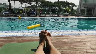 A DAY AT POOL | Julia | Yangon | #2