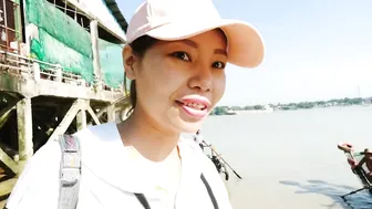 A WHOLESALE FISH MARKET IN YANGON//Exploring by Julia//♥️♥️ #5