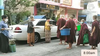 Morning Of Myanmar//Yangon//Symbol Of Buddha's Country//* #10