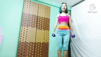 Workout To Get Sexy Arms//Arms Exercise//at home//လက်မောင်းလေ့ကျင့်ခန်း♥️♥️ #6